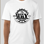 White The Way Basketball League T-Shirt